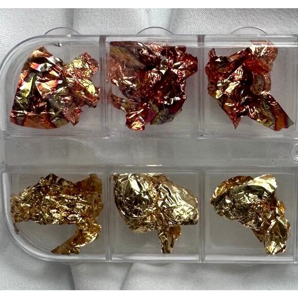 Foil Nails Art Foil Sheets for Nail Design Metallic Transfer Foil for Nail Art - Picture 3 of 4